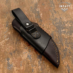 IMPACT CUTLERY RARE CUSTOM FULL TANG HUNTING BOWIE KNIFE | IVORITE HANDLE