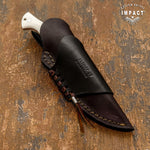 IMPACT CUTLERY RARE CUSTOM FULL TANG HUNTING BOWIE KNIFE | IVORITE HANDLE