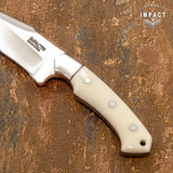 IMPACT CUTLERY RARE CUSTOM FULL TANG HUNTING BOWIE KNIFE | IVORITE HANDLE