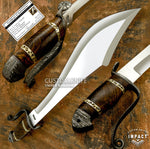 IMPACT CUTLERY CUSTOM D2 MASSIVE ART BOWIE KNIFE