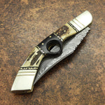 UK Folding Knife, UK Custom Folding Knife, UK Lock Back Knife, Stag Antler