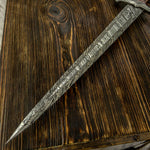 Fire Pattern cusotm Damascus Sword