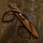 UK custom sword leather sheath maker. Leather work, custom swords leather sheath, leather scabbard UK