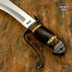 IMPACT CUTLERY CUSTOM D2 MASSIVE ART BOWIE KNIFE