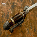 IMPACT CUTLERY CUSTOM D2 MASSIVE ART BOWIE KNIFE